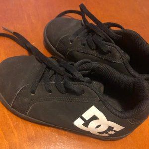 Toddler DC Black Shoes Size 10